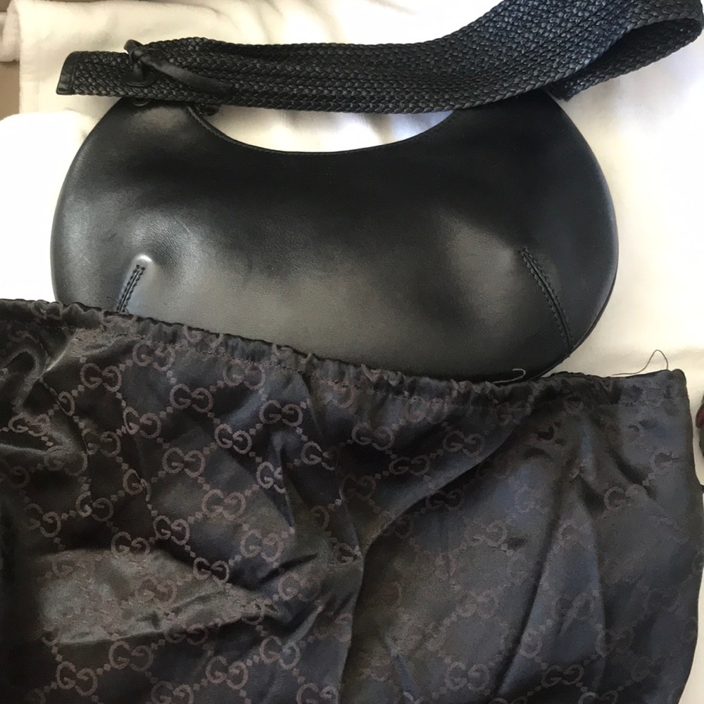 Gucci Braided Steering Wheel canvas shoulder bag